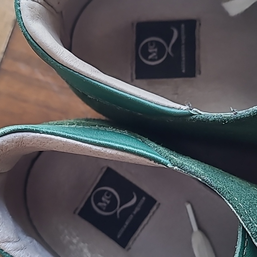 McQ Alexander McQueen green Suede Sneakers size 43, US 10 - Picture 2 of 6
